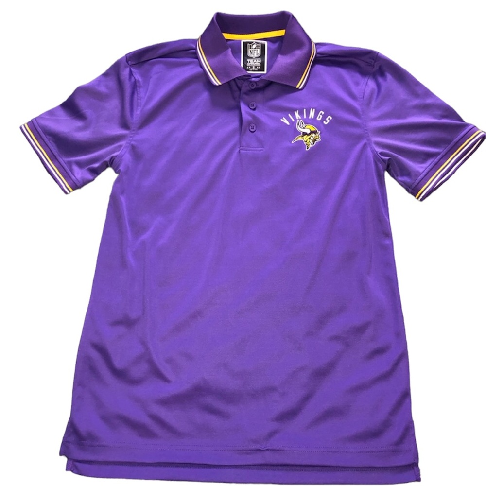 NFL Vikings Purple Polo Shirt